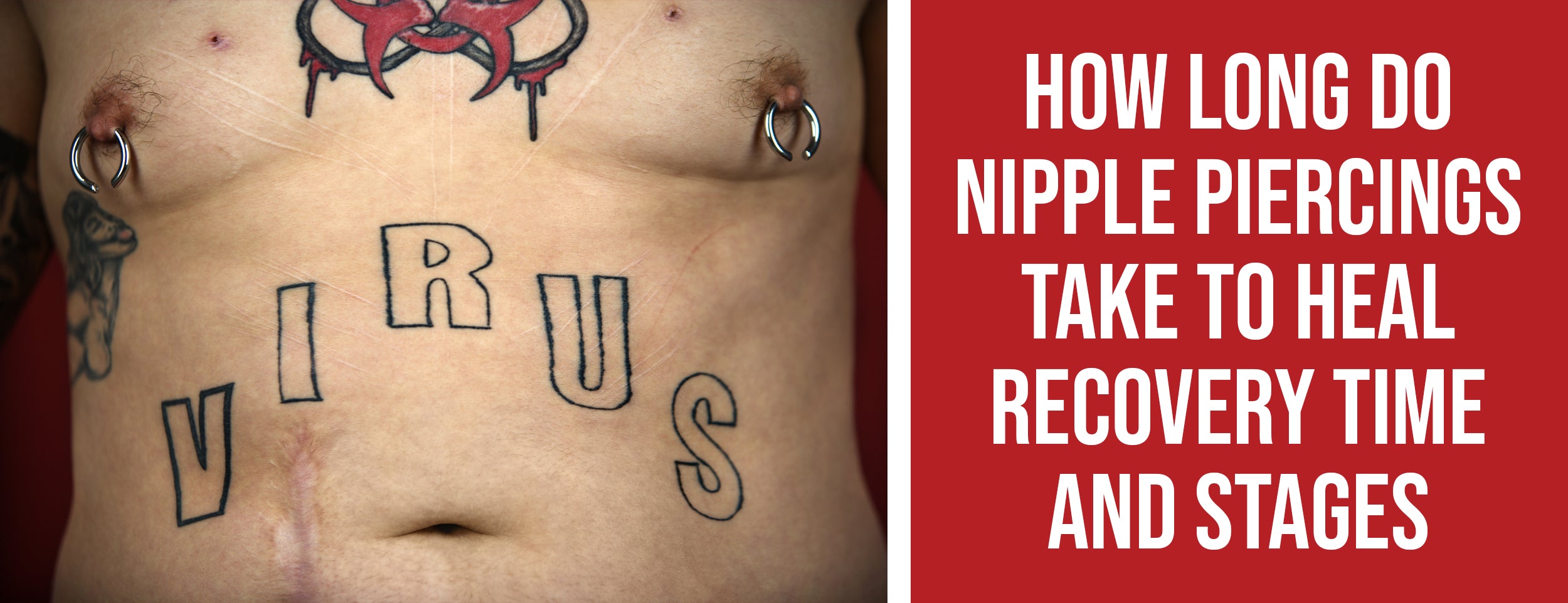 The Recovery Time and Stages of Nipple Piercings