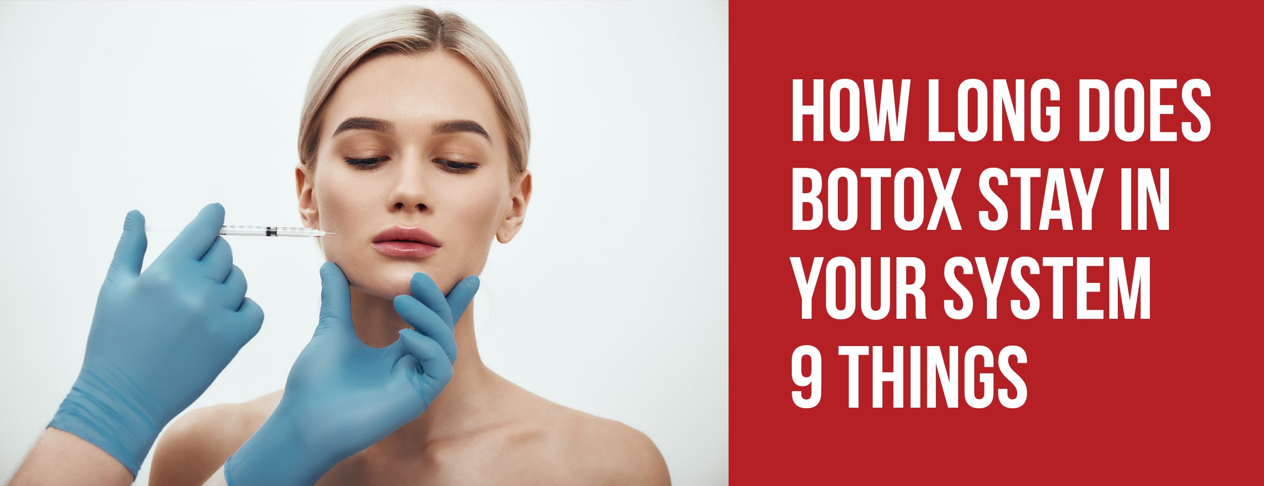 Depending on how much you use, your body will react to botox
