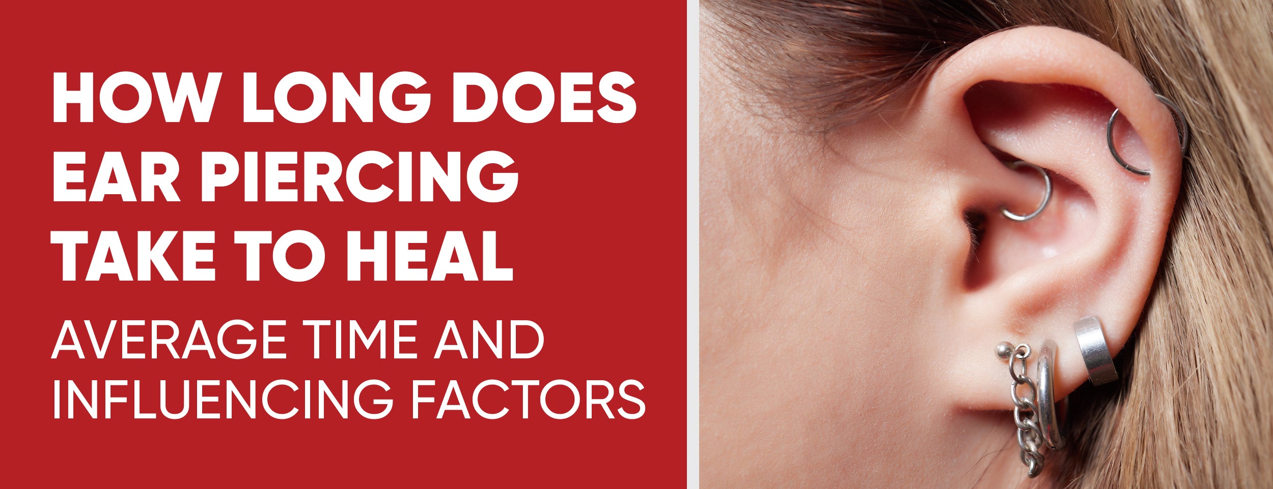 The Average Time for Ear Piercing to Heal & Influencing Factors