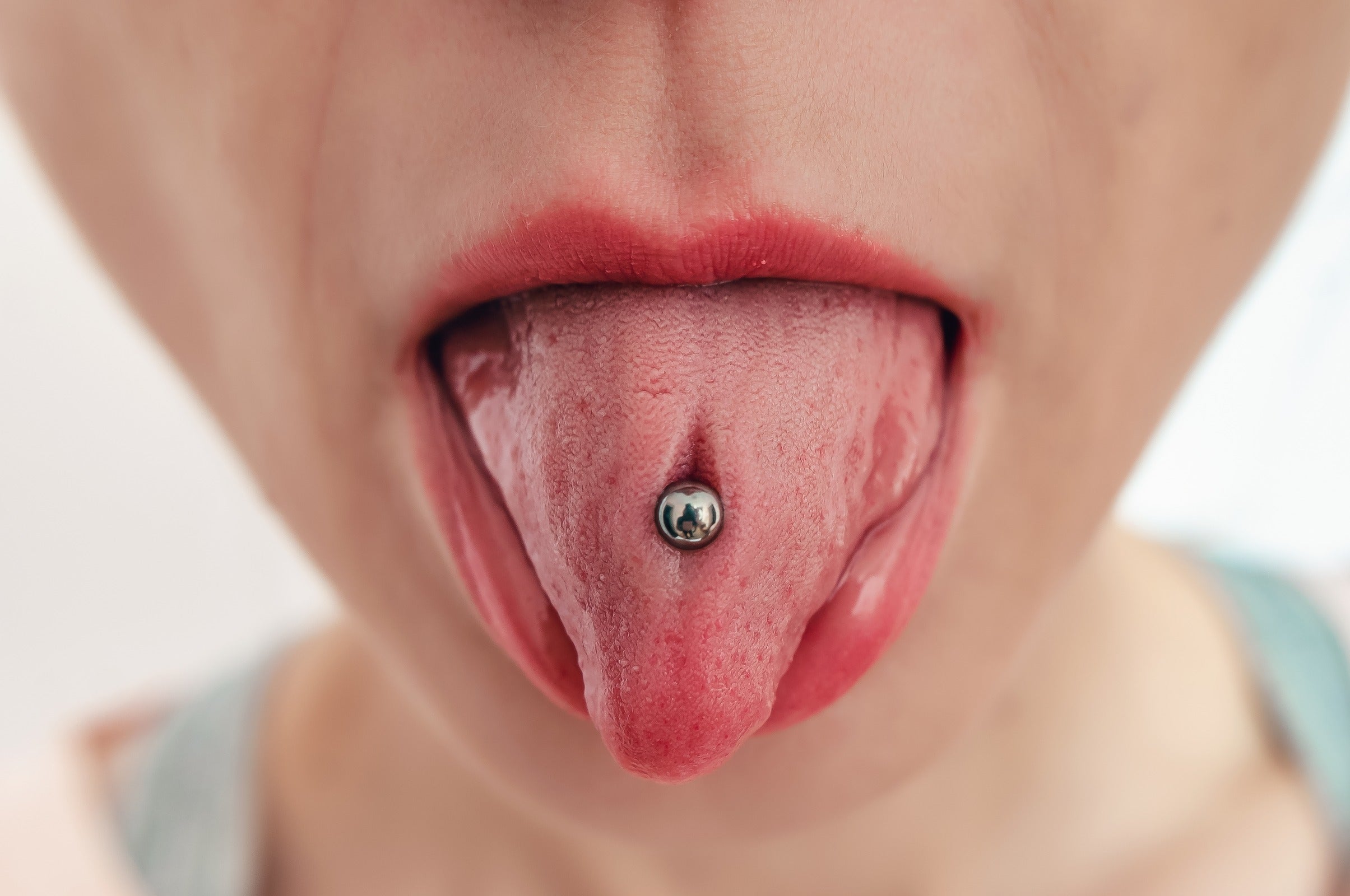 Identifying a Tongue Piercing That Is Infected