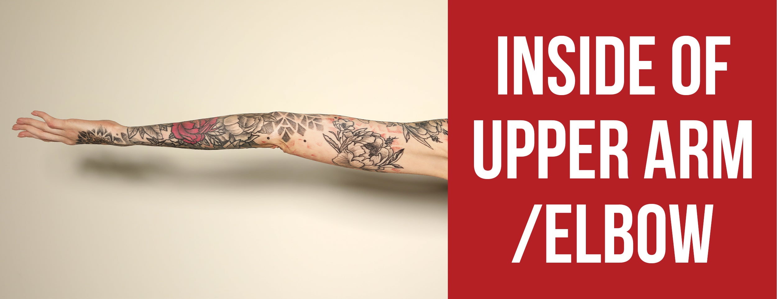 Painful upper arm/elbow tattoos