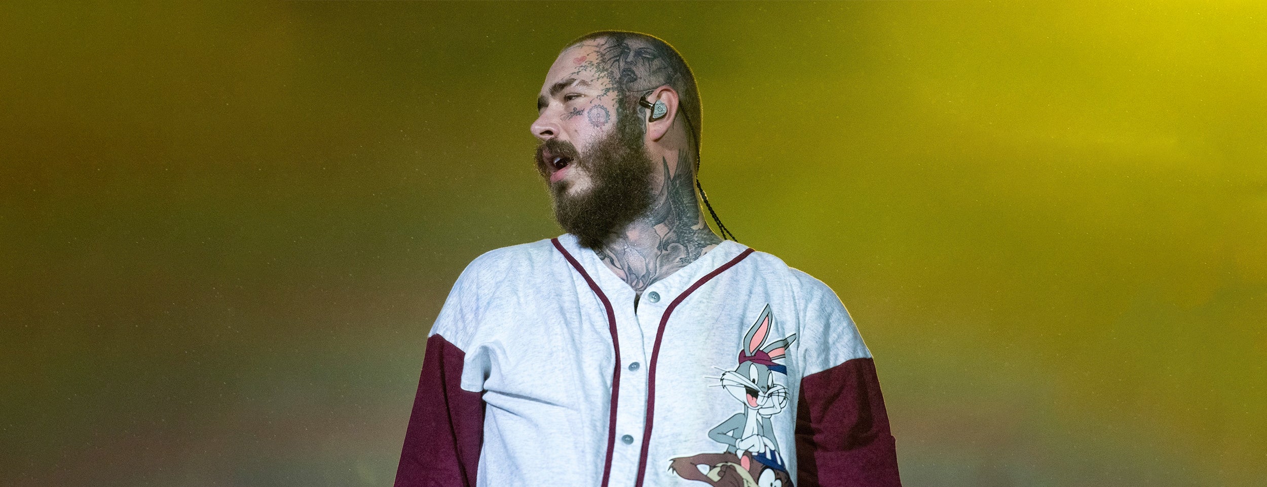 The most tattooed celebrity is Post Malone