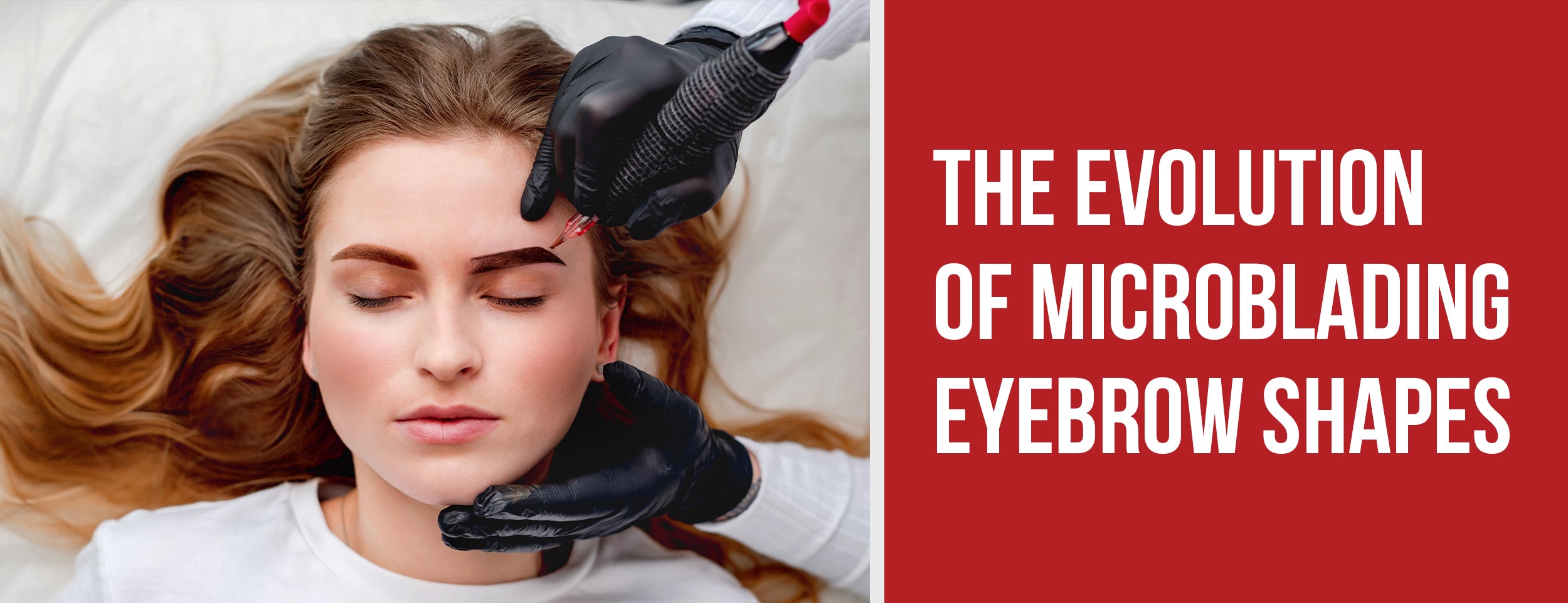 Eyebrow shape evolution with microblading