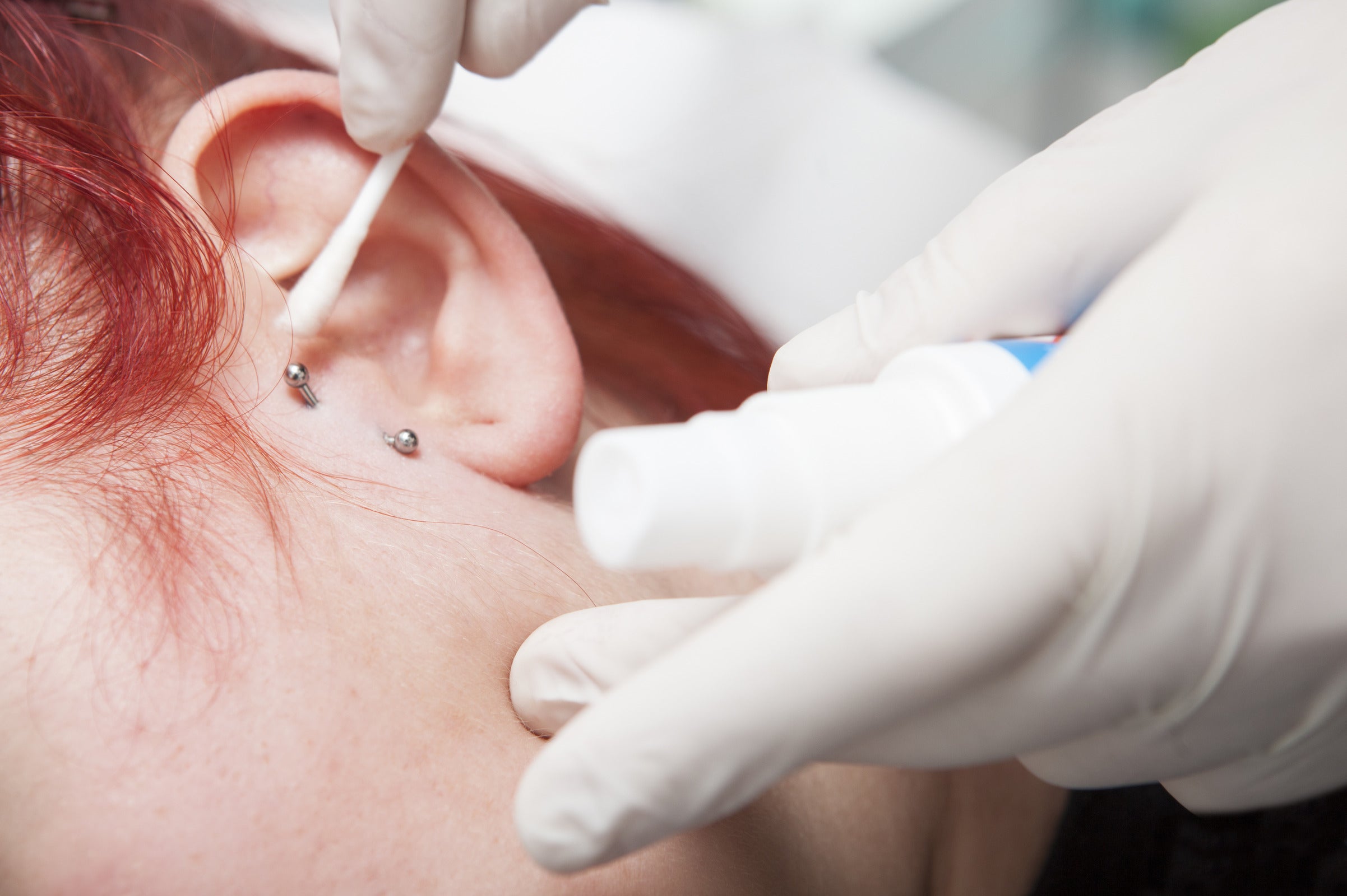 Tragus Piercing is a moderately painful type of ear piercing