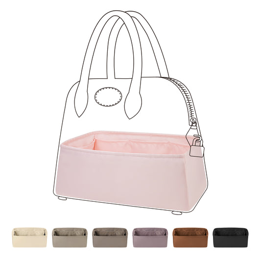 DGAZ Purse organizer insert Fits L V petlt Sac-Plat/Sac-Plat BB/Medium Bags,Silk  ,Luxury Handbag Tote in Bag Shapers , Women