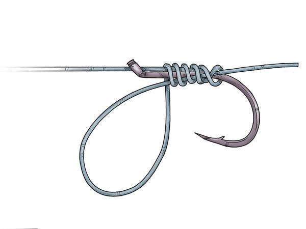 snell knot circle hook