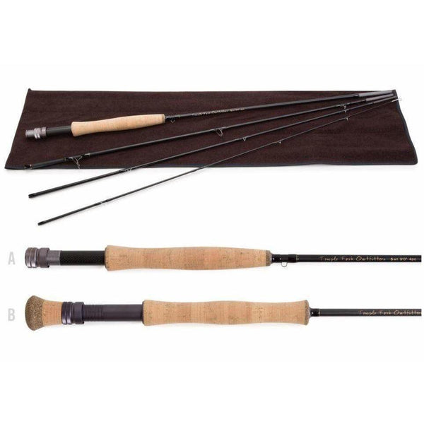 Temple Fork Outfitters 3pc. Traveler Spinning W/ Case & Sock Fast C Handle  