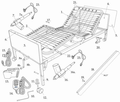 Semi Electric Bed