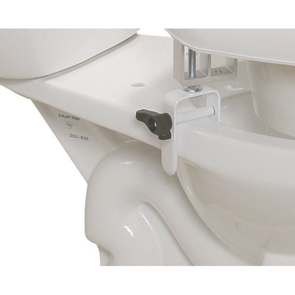 padded elevated toilet seat