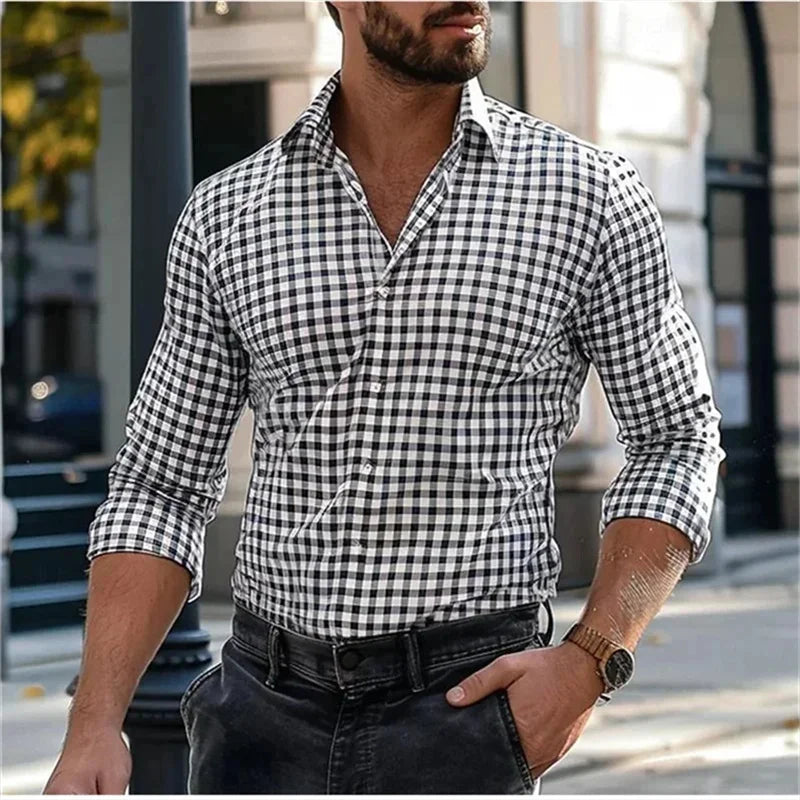 Men's Casual Striped Shirt