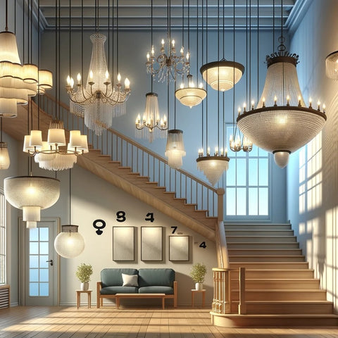 What Size Chandelier for Stairwell
