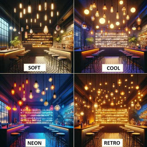 Comparing Lighting Types for Different Bar Ambiances