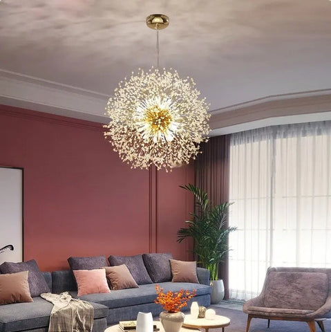 Ferida Crystal Globe Chandelier Seus Lighting