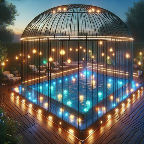 pool cage led lights
