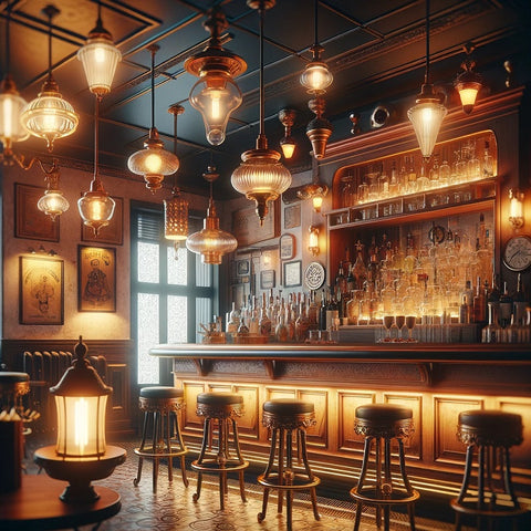 vintage bar lighting