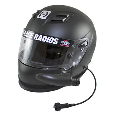 racing helmet with mic