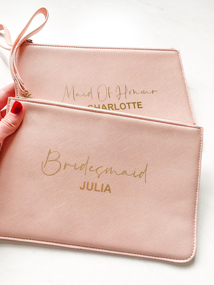 personalised clutch bags for bridesmaids