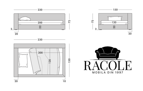 Sketch bed dimensions