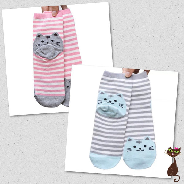 Cat Stripe Socks – Nudie Patooties