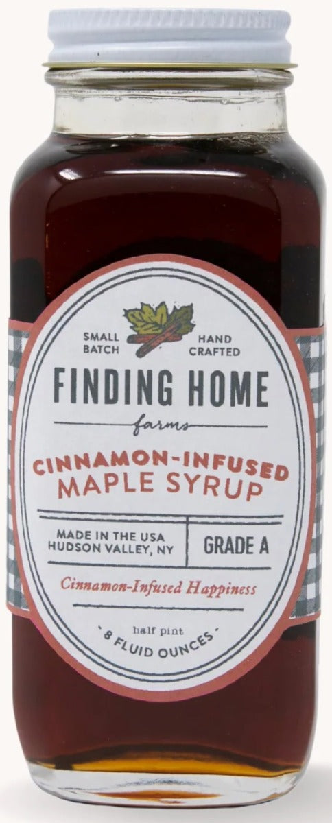 FINDING HOME FARMS: Cinnamon-Infused Maple Syrup, 8 fo