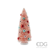 Picture of Viv! Christmas Kerstbeeld - Kerstboom met Kerstballen - pastel roze - 30cm