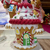 Picture of Viv! Christmas Kerstbeeld - XXL Gingerbread Huis incl. LED - Kerst Display - 100cm