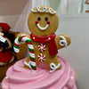 Picture of Viv! Christmas Kerstbeeld - XXL Cupcake Gingerbread incl. LED - Kerst Display - 100cm