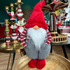 Picture of Viv! Christmas Kerstbeeld - Verlegen Gnoom - rood grijs - 55cm
