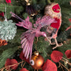 Picture of Viv! Christmas Kerstboomversiering - Kolibrie op Clip - paars - 18cm