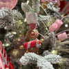 Picture of Viv! Christmas Kerstornament - Gingerbread Koks - set van 2 - pastel - roze bruin - 12cm