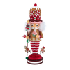 Picture of Kurt S. Adler - Hollywood Collection™ Kerst Notenkraker Gingerbread Koning - roze rood bruin - 42cm