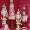 Picture of Viv! Christmas Paasdecoratie - Versierde Macaron Taart 7-laags - pasen - roze goud groen - 59cm