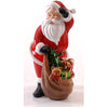 Picture of Viv! Christmas Kerstbeeld - Kerstman met Tas vol Cadeaus - rood wit - 38cm