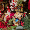 Picture of Goodwill M&G Kerstornament - Notenkraker Hond - glas - bruin blauw goud rood - 15,5cm