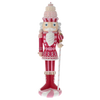 Picture of Viv! Christmas Kerstbeeld - Kerst Notenkraker Taart en Snoep - roze wit - 55cm