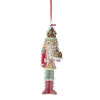 Picture of Viv! Christmas Kerstornament - Gingerbread Huis Kerst Notenkraker - pastel - roze rood wit - 15cm