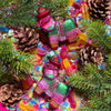 Picture of Viv! Christmas Kerstornament - Piñata- glas - diverse kleuren - 9cm