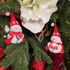 Picture of Kurt S. Adler Kerstornament - Winter Sneeuwpoppen - set van 2 - rood wit - 10cm