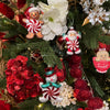 Picture of Kurt S. Adler Kerstornament - Gingerbread, Kerstman, Sneeuwpop Snoep - set van 3 - glas - rood wit - 8cm