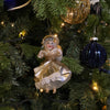 Picture of Viv! Christmas Kerstornament - Assepoester Fee - glas - zilver goud - 13cm