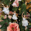 Picture of Viv! Christmas Kerstornament - Ballerina's met Tule Rok - set van 3 - wit - 19cm