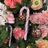 Picture of Viv! Christmas Kerstornament - Zuurstok Snoepgoed - 4 stuks - rood - 15cm