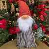 Picture of Viv! Christmas Kerstbeeld - Gnoom met Rode Puntmuts - rood wit grijs - 50cm