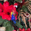 Picture of Viv! Christmas Kerstornament - Papegaai Vogel - mond geblazen glas - rood geel blauw - 15cm