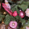 Picture of Viv! Christmas Kerstboomversiering - Vogeltjes op Clip - set van 3 - roze - 14cm