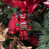 Picture of Viv! Christmas Kerstornament - Robot - glas - rood groen - 15cm