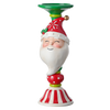 Picture of Viv! Christmas Kerst Tafeldecoratie - Kandelaar Kerstman - rood groen wit - 31cm