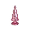 Picture of Viv! Christmas Kerstbeeld - Glazen Kerstboom - glas - mat roze - 25cm