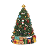 Viv! Home Luxuries Kerst muziekdoos - Kerstboom met cadeautjes - groen - 29cm - Viv! Home Luxuries