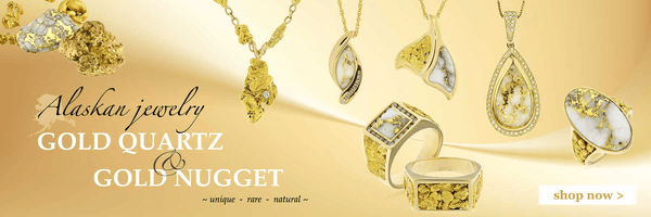 gold quartz and gold nugget